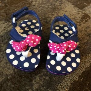 Minnie mouse flip flops